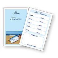 Appointment card "Pause",100 pcs