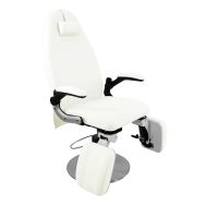 Pedro hydraulic chiropody chair, white