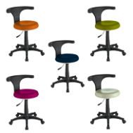 Saddle seat stool "Jacko", 24 colours possible