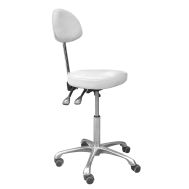 Milo roller stool, practical white